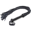Genuine Leather Hand Made Braided Flogger, Real Cowhide Horse Riding Whip with Leather Handle Impact Tool Bondage SM Punishment Slave Dom Sub