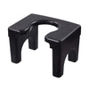 Squat Toilet Seat Queening Stool Portable Lightweight Stable Potty Chair in Black - FemDomme, Water Sports, Extreme Kink