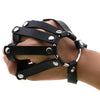 Punk Bondage Leather Wristband Bracelet Kinky Cuff Goth Fashion in various colors