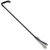 73cm Premium Quality Leather Riding Crop Cane with Sparkly Crystal Handle in Pink or Silver