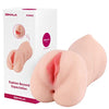 Realistic 3 in 1 Male Flesh Light with 2 rings for tightness, non-toxic, hypoallergenic, easy to clean