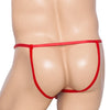Men's Underwear Cock Chain Gay Cockring Elastic Thongs G Strings See-through Hollow Male Lingerie Sissy Panties