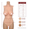 KOOMIHO Breast Form Artificial Huge Chest Bodysuit Triangular Fake Vagina Crossdresser Hip Enhancer Silicone Boobs Drag Queen 3G