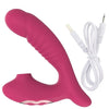 Powerful 10 Mode Sucking Vibrating Female Massager, Silicone in multiple colors