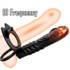 10 Frequency DP Vibrating Strap On High Grade Silicone