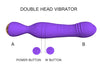 FAAK silicone vibrating wand powerful usb recharge double head vibrating plug prostate massage