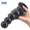 FAAK big strong suction giant beads packed plug for women men in Black, Purple, Flesh/Tan