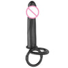 DP Strap On with Vibrating Ring