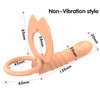 10 Frequency DP Vibrating Plug Strap On