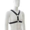 Leather Chest Harness Men Adjustable Body Bondage Cage Harness