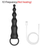10 speed Vibrating Beads Device with heating option and comes with a USB cord for charging