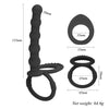 Cock Ring Silicone Plug Unisex Prostate Massager Bondage Stopper Adult Products For Men/Women Couples