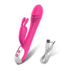 7 Frequency Powerful Curved Vibrating Silicone Rabbit for Women in Multiple Colors