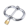 Metal Zinc Alloy Handcuffs With Brass Lock Bondage Restraints Intimate Adult Play For Couples