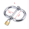 Metal Zinc Alloy Handcuffs With Brass Lock Bondage Restraints Intimate Adult Play For Couples