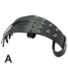 Black PU Leather Spanking Studded Impact Claw Paddle with Rivets Flogger