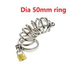 Stainless steel lock Chastity cock cage ring urethral sounding plug metal slave bondage restraint belt for males