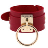 Leather Wristband Bracelet HandCuffs Wrist Collar Restraints in huge variety of colors