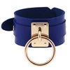 Leather Wristband Bracelet HandCuffs Wrist Collar Restraints in huge variety of colors