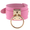 Leather Wristband Bracelet HandCuffs Wrist Collar Restraints in huge variety of colors