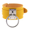 Leather Wristband Bracelet HandCuffs Wrist Collar Restraints in huge variety of colors