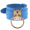 Leather Wristband Bracelet HandCuffs Wrist Collar Restraints in huge variety of colors