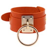 Leather Wristband Bracelet HandCuffs Wrist Collar Restraints in huge variety of colors