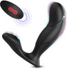 9 Mode Waterproof Vibrating Silicone Prostate Massager with Dual Motors