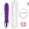 Rechargeable Purple VIbrating Wand with 9 Settings, Stainless Steel Motor