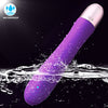 Rechargeable Purple VIbrating Wand with 9 Settings, Stainless Steel Motor