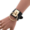 Leather Wristband Bracelet HandCuffs Wrist Collar Restraints in huge variety of colors