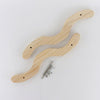 Wood CBT Ball Stretcher Ball Smasher Crusher Humbler Set Male Bondage in natural wood or black