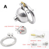 Chastity Cage Men Metal Sissy Lockable Chastity Belt Male Bondage Cage Rings