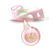 Pink Male Chastity Devices Sissy Cage Small Bondage Slave Lock Ring in Varying Sizes: 42mm, 46mm, 48mm, 53mm, 60mm