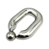 Male Heavy Duty Stainless Steel Ball Scrotum Stretcher Metal Bondage Ring for Men