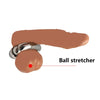 Male Heavy Duty Stainless Steel Ball Scrotum Stretcher Metal Bondage Ring for Men