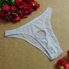 Mens Lingerie Mesh Underwear Briefs Men Open Front Pouch Hollow Out Transparent Panties Tanga Underpants