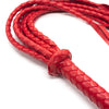 CatWhip Spanking Fantasy Braided 32" Flogger for Impact Play in Black or Red