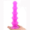 21.6cm L x 6cm W Pagoda plug with suction cup big dilator massage expanding stimulator