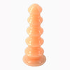 21.6cm L x 6cm W Pagoda plug with suction cup big dilator massage expanding stimulator