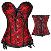 Sexy Women's Plus Size Overbust Lace-Up Boned Corsets