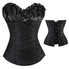 Sexy Women's Plus Size Overbust Lace-Up Boned Corsets