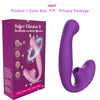 Sucking Vibrating Flexible Silicone Device with Thrusting Action in Four Colors