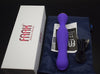 FAAK silicone vibrating wand powerful usb recharge double head vibrating plug prostate massage