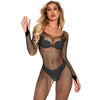 Women's Fishnet Bodystocking with Open Crotch