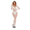 Women's Fishnet Bodystocking with Open Crotch