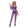 Women's Fishnet Bodystocking with Open Crotch