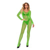 Women's Fishnet Bodystocking with Open Crotch