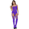 Women's Fishnet Bodystocking with Open Crotch