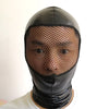 Faux Leather Sexy Mask Cosplay Mask Fetish Black Soft Sexy Bondage Restraints Hood Mesh Mask Slave Men Women Sexy Costumes